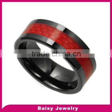 China Supply Fashion Jewellery women red ceramic rings jewelry