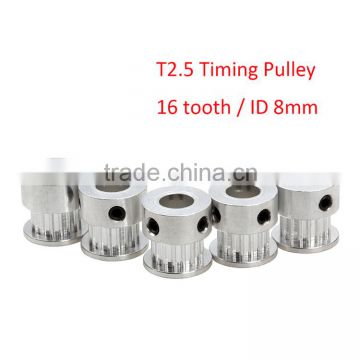 T2.5 Timing Pulley Aluminum Gears T2.5 Synchronous Pulley for Reprap DIY 3D Printer