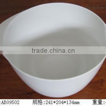 Melamine high quality melamine white mixing bowl