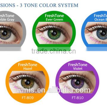wholesale color contact lens FreshTone Impressions look cheap contact lenses from china                        
                                                Quality Choice