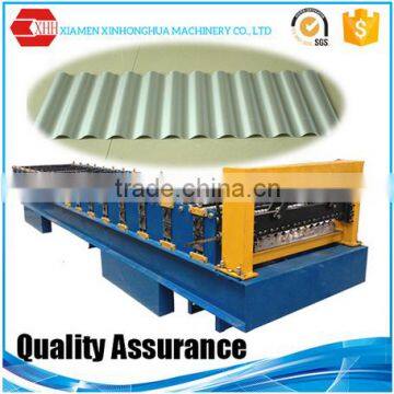 Roof use corrugated sheet forming machine