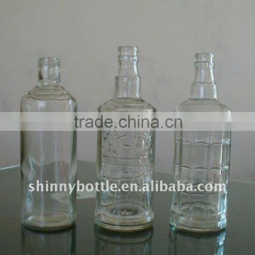 round glass bottle