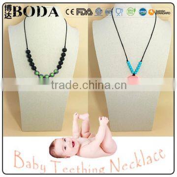 stylish nursing teething necklace silicone necklace