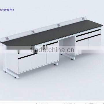 laboratory table lab furniture type dental lab wall bench with aluminum cable chute
