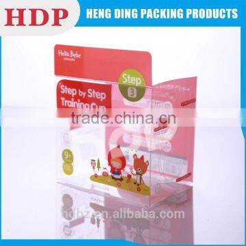 recyclable folding customized square plastic box