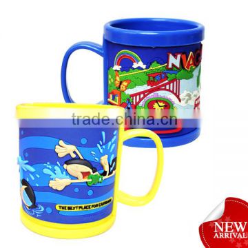 3d pvc custom cheap kids promotional plastic cup