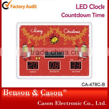 Cason Christmas Musical Countdown Clock