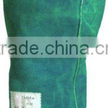 16'' green cow split leather welding glove