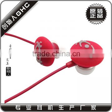 3D earphone with embossed logo for promotion