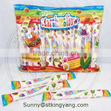 MARSHMALLOW IN ROPES SHAPE - MIXED FRUIT FLAVOR