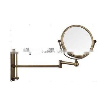 Wall mounted Two sides Bronze plating Makeup/Shaving Mirror