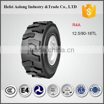 Competitive Price Industrial Tire R4A TL Backhoe Tire 12.5/80-18