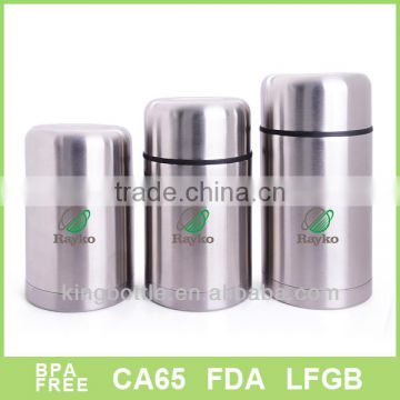 keep hot and cold 500ml 750ml 1000ml with 2lids Vacuum Jar