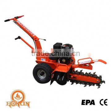 China Top 1 Four Stoke Hand 100mm Width Ditch Trenching Machine