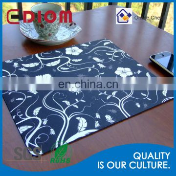 Promotional personalized ergonomic sublimation gaming rubber mouse pad