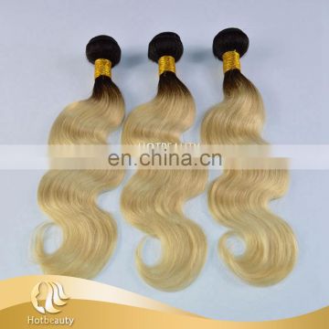Virgin quality peruvian human hair in blonde color, 613 blonde hair