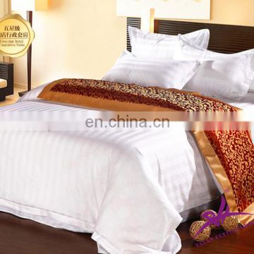 200/300/400TC best sale white 100% cotton plain bed sheet hotel
