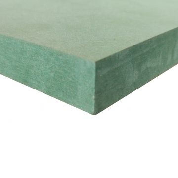Green Color Moisture MDF board for furniture  12mm/15mm/18mm with density 750 KG/Cubic