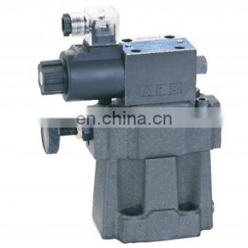 SBSG03 /SBG06/SBG10 series solenoid controlled pilot operated low noise relief hydraulic valves