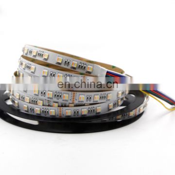 12V 24V 5050 RGBWW RGB+CCT 5 Chips in 1 Super Bright LEDs Flexible LED Strip Lights