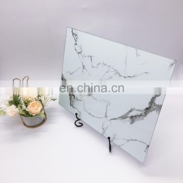 Eco-friendly Tempered Glass Cutting Boards Glass Worktop Savers