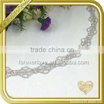 AB rhinestone wedding trim crystal chain for sale FC-623