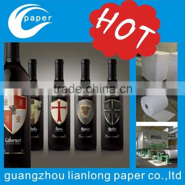 Customized thermal label sleeve for shaped bottles
