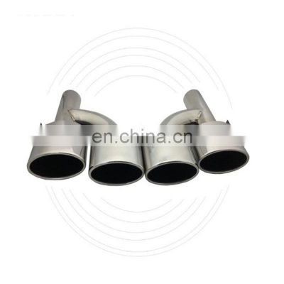 Four out tail pipe tail nozzle exhaust pipe old for C grade tail throat AMG car exhaust pipe