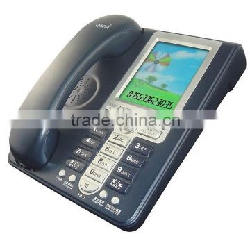backlight and handfree Big LCD Corded telephone for office