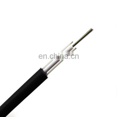 2~12-core flat self-supporting aerial GYFXTY waterproof optical cable central loose tube FRP strength outdoor optical cable
