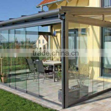 Wanjia good quality aluminum metal and glass greenhouse