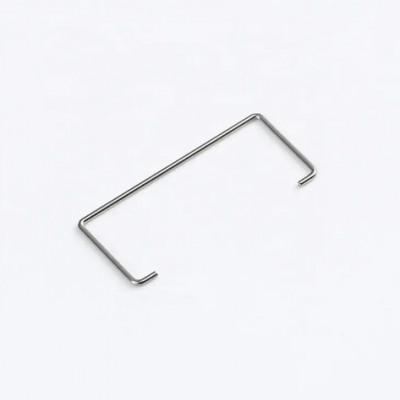 HUA-1 customized high quality wire forming U shaped metal spring clip for keyboard