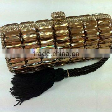 factory sell crystal evening bag