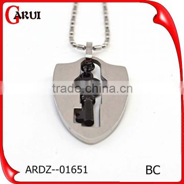 Vacuum plating color stainless steel pendants jewellry couple key pendant