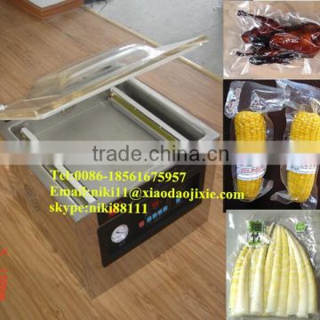 Semi-automatic table top sealing machine, food vacuum packaging machine