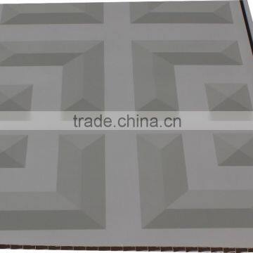 3d style hot foil stamping pvc ceiling panel T011