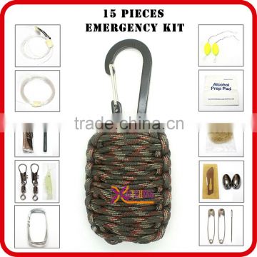 mini survival emergency tool kit for camping