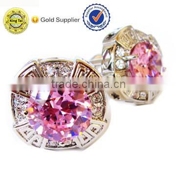 promotional custom manufacture fashion gold wholesale platinum cufflinks