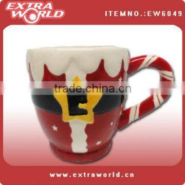 handpainting christmas ceramic mugs