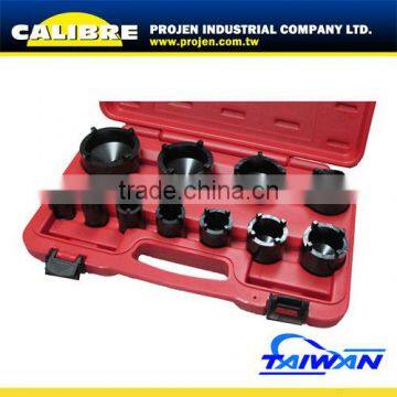 CALIBRE 11pc 1/2" Dr 4 tooth socket Ball Joint Socket Set