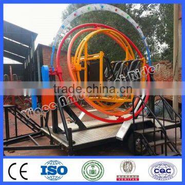 Outdoor thrill ride human gyroscope for sale