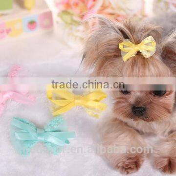 Good quality and cheap handmade pet hair bow