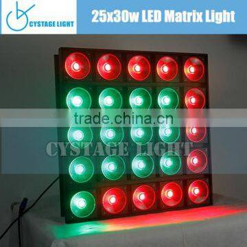 Nightclub Pub Stage Effect 25X30W RGB LED Matrix Light