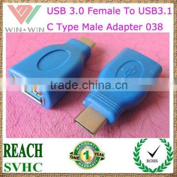 Blue USB C Type Adapter 038