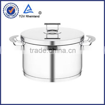 stainless steel boiling pans with fashion shape hot selling
