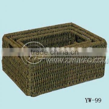 Straw and Grass storage baskets&laundry basket