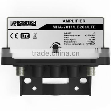 Masthead amplifier-- MHA-7011LB-20A-LTE