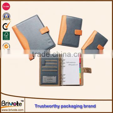 embossed pu leather notebooks with elastic band