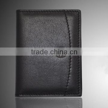 New 2016 High quality Black Men Wallet Leather Card Holder With Custom Design                        
                                                Quality Choice