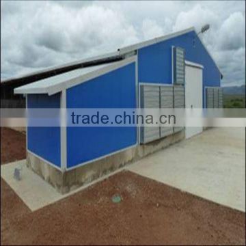 Prefabricated laying hens or broiler chicken house in Africa